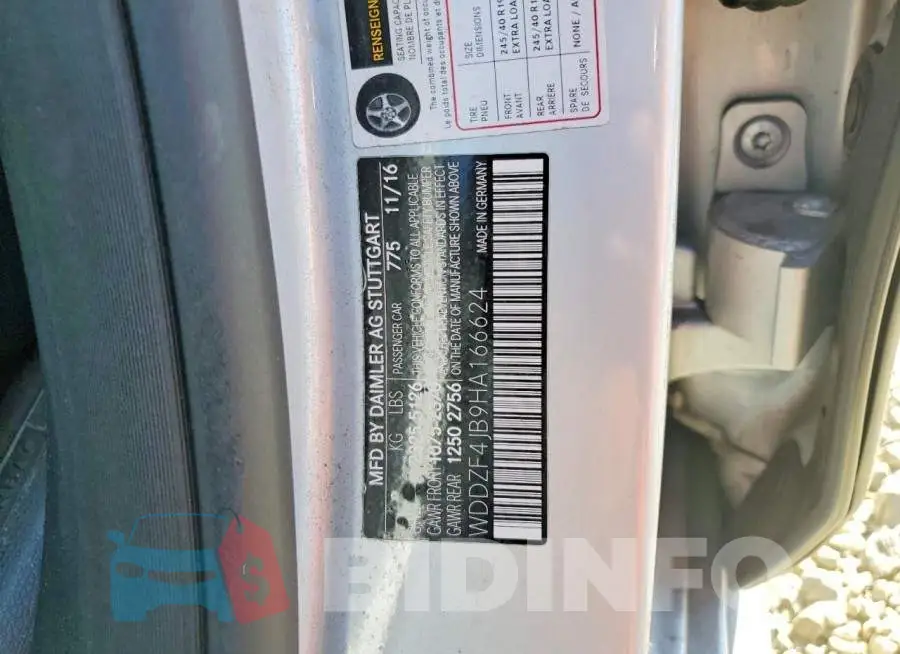WDDZF4JB9HA166624 Photo# 12