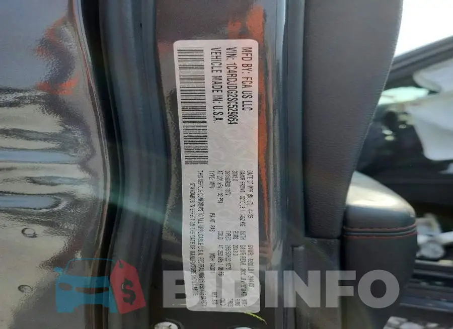1C4RDJDG2SC529864 Photo# 13