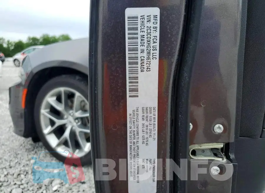 2C3CDXHG2MH672143 Photo# 12
