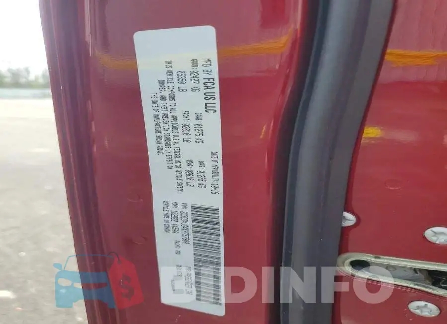 2C3CDXJG4KH757900 Photo# 13