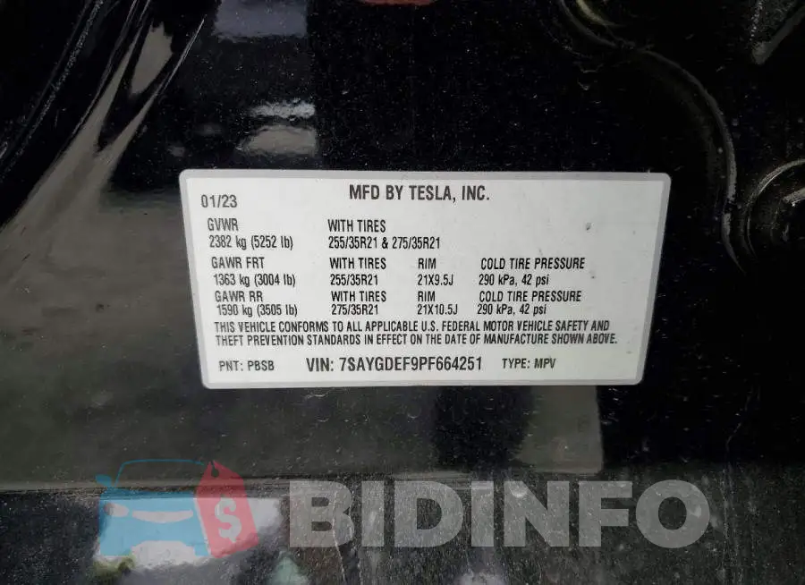 7SAYGDEF9PF664251 Photo# 13