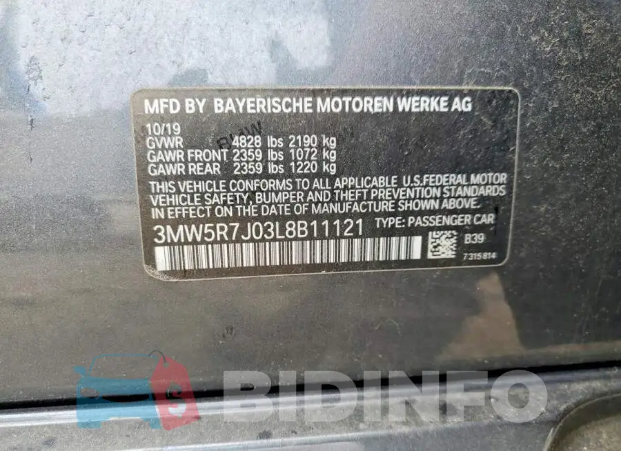 3MW5R7J03L8B11121 Photo# 12