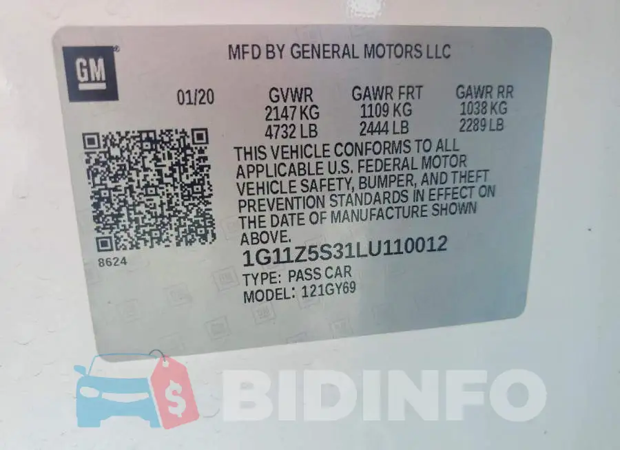 1G11Z5S31LU110012 Photo# 13