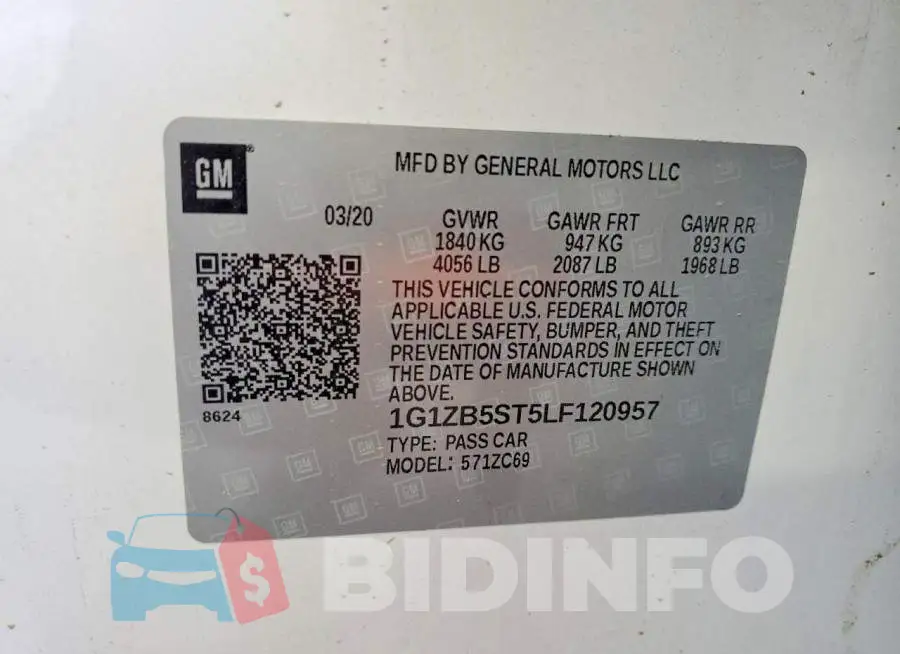 1G1ZB5ST5LF120957 Photo# 12