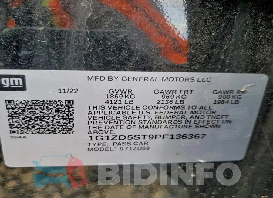 1G1ZD5ST9PF136367 Photo# 12