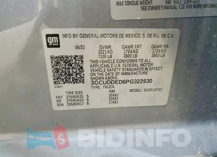 3GCUDDED6PG322530 Photo# 13