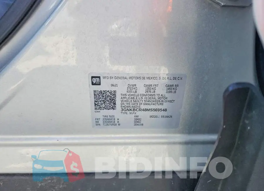 3GNKBCR48MS569548 Photo# 13