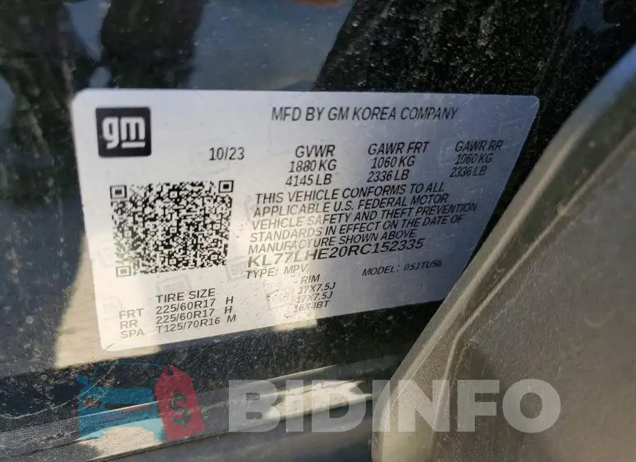 KL77LHE20RC152335 Photo# 14
