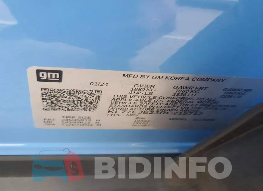 KL77LJE23RC215712 Photo# 13