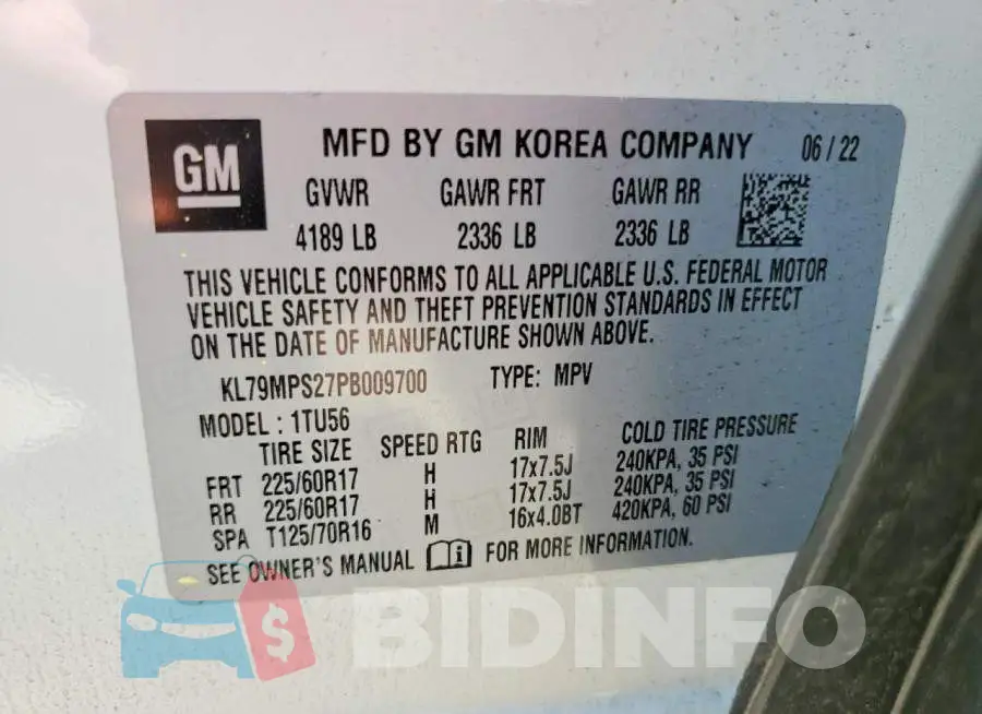 KL79MPS27PB009700 Photo# 13