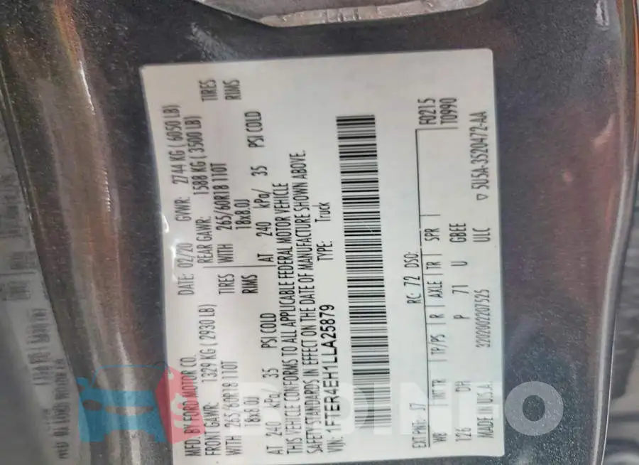 1FTER4EH1LLA25879 Photo# 12