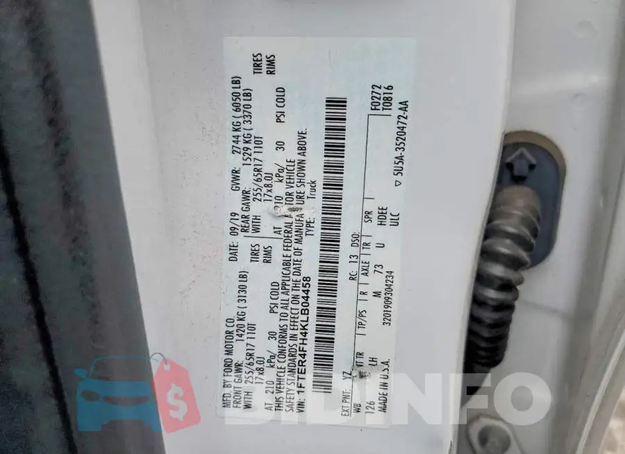 1FTER4FH4KLB04458 Photo# 12