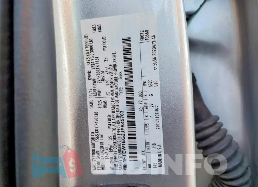 1FTEW1EG2JFB45703 Photo# 12