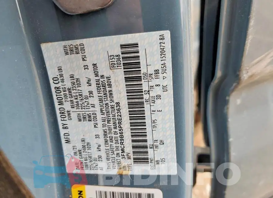 3FMCR9B65PRE23638 Photo# 13
