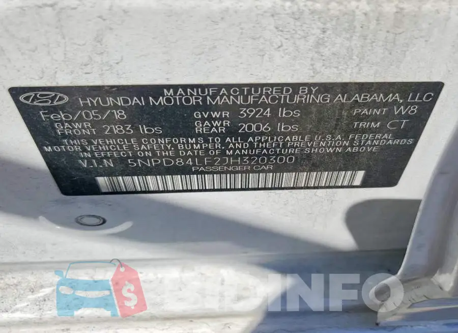 5NPD84LF2JH320300 Photo# 12