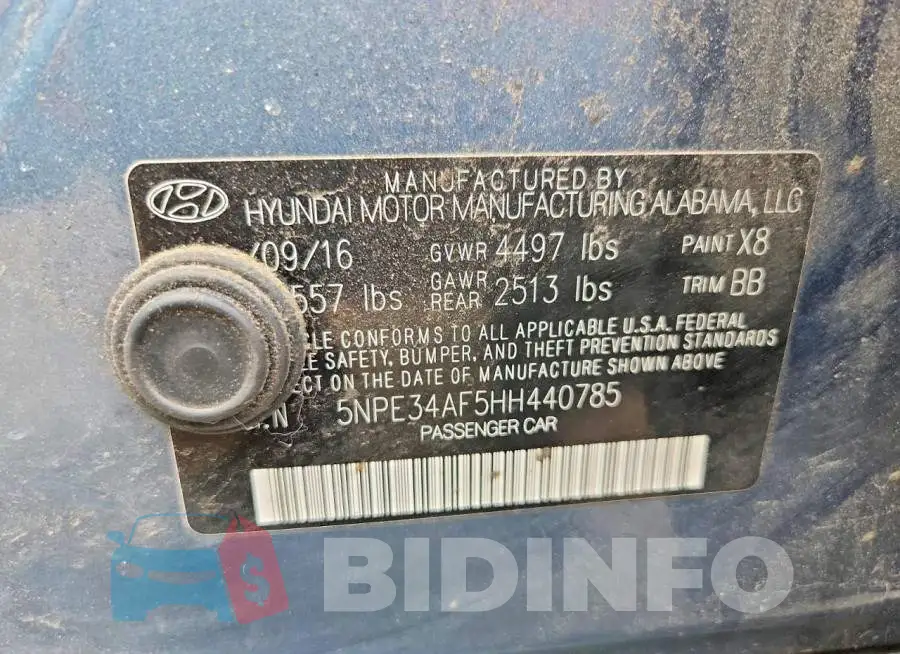 5NPE34AF5HH440785 Photo# 12