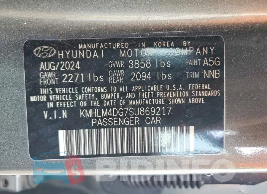 KMHLM4DG7SU869217 Photo# 12