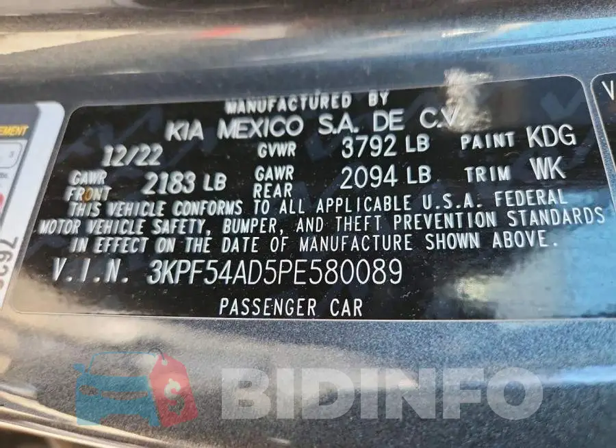 3KPF54AD5PE580089 Photo# 12
