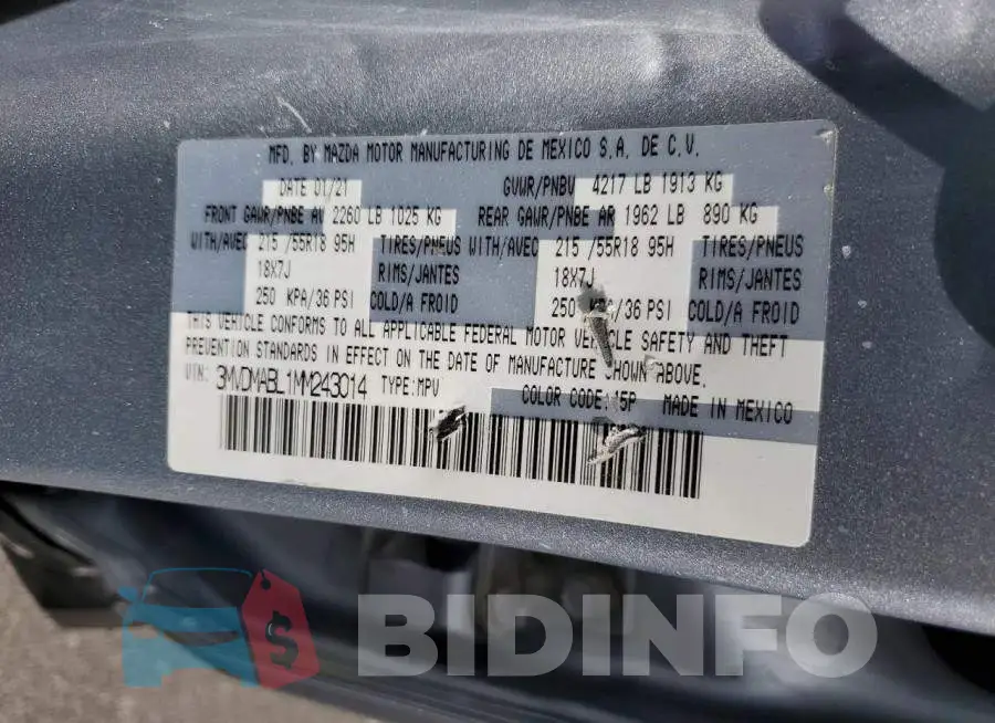 3MVDMABL1MM243014 Photo# 12