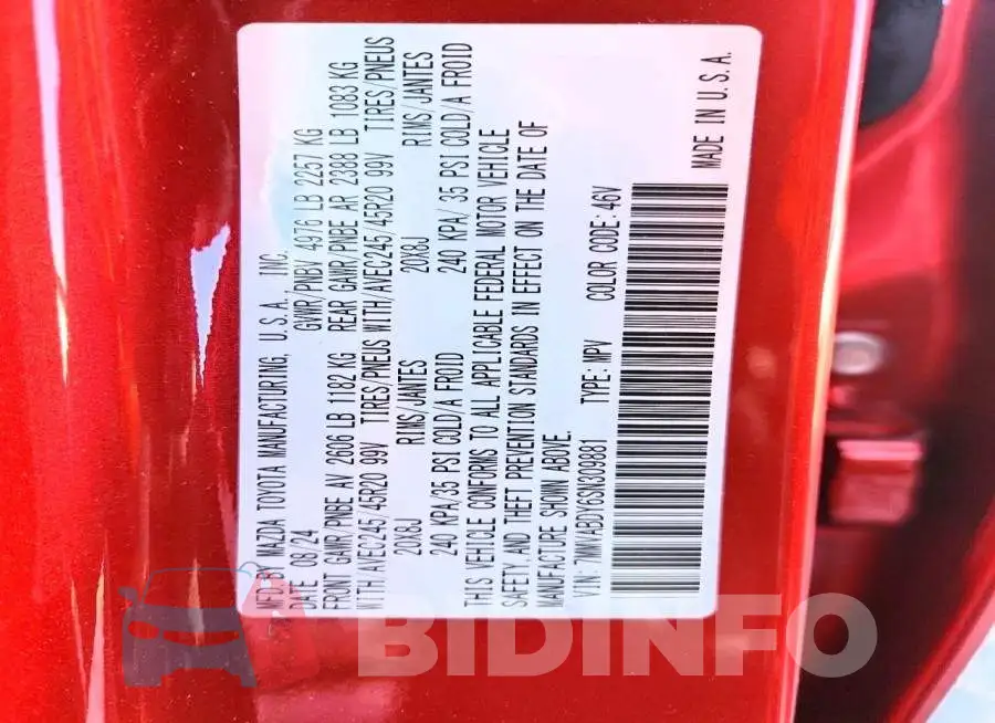 7MMVABDY6SN309881 Photo# 12
