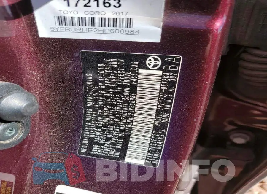 5YFBURHE2HP606984 Photo# 13