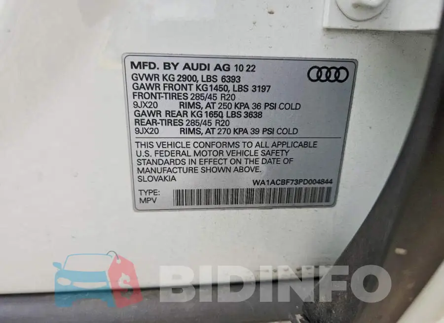 WA1ACBF73PD004844 Photo# 13