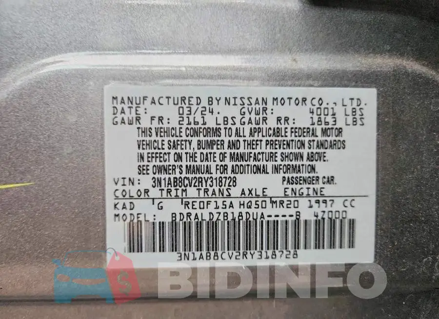 3N1AB8CV2RY318728 Photo# 13