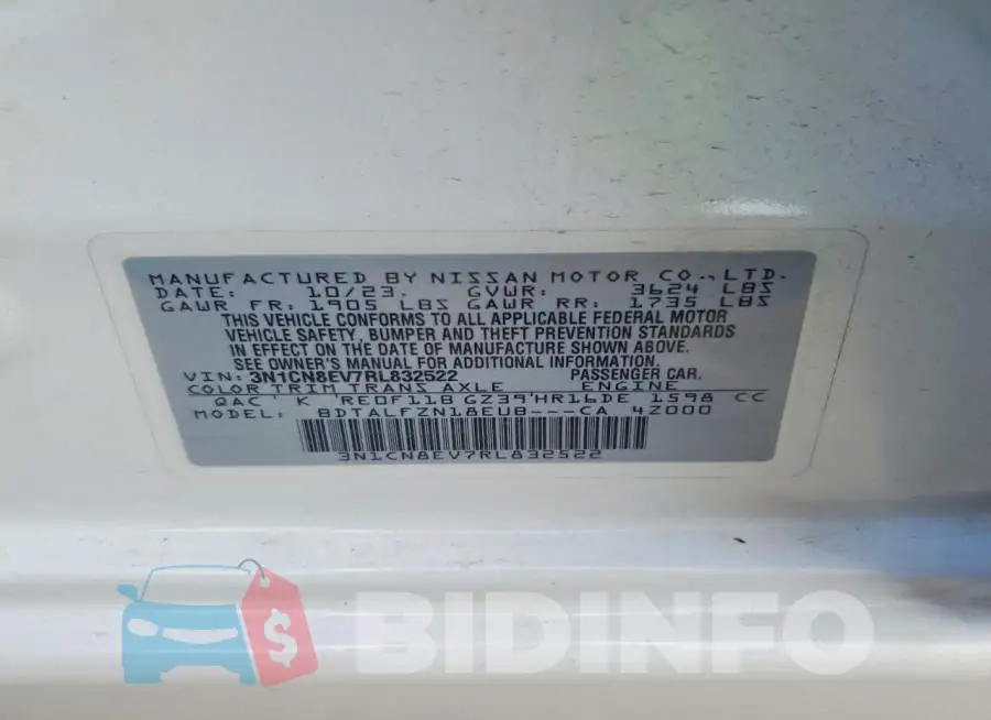 3N1CN8EV7RL832522 Photo# 12
