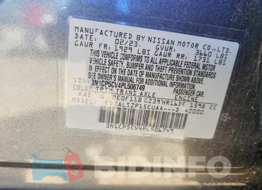 3N1CP5CV4PL506749 Photo# 12
