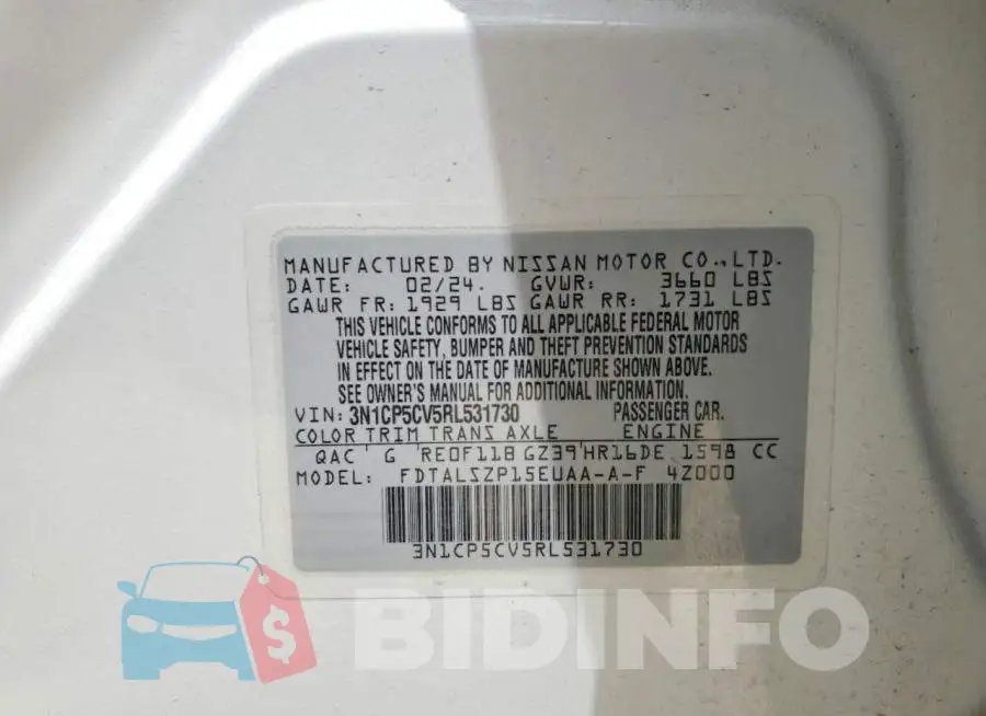 3N1CP5CV5RL531730 Photo# 13