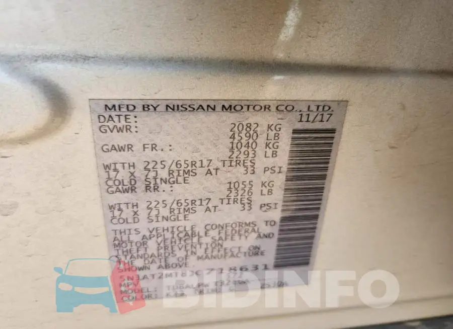5N1AT2MT8JC718631 Photo# 13