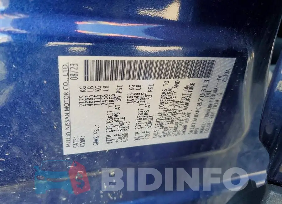 5N1BT3ABXPC870313 Photo# 14