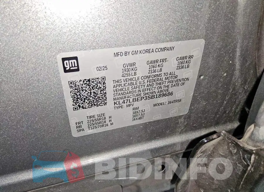 KL47LBEP3SB189686 Photo# 14