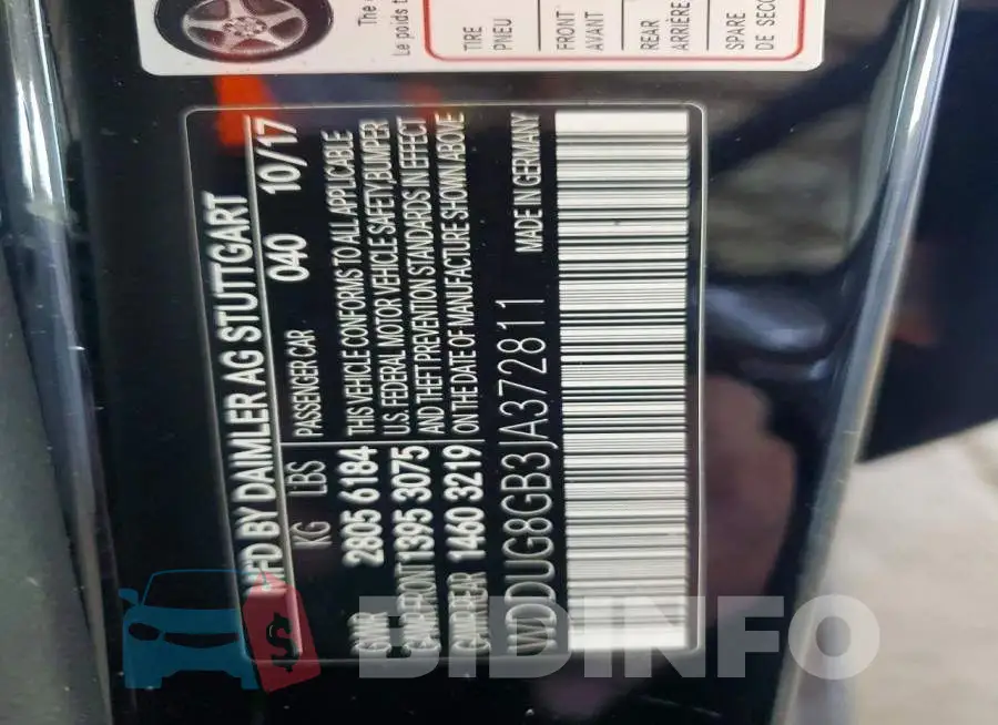 WDDUG8GB3JA372811 Photo# 12