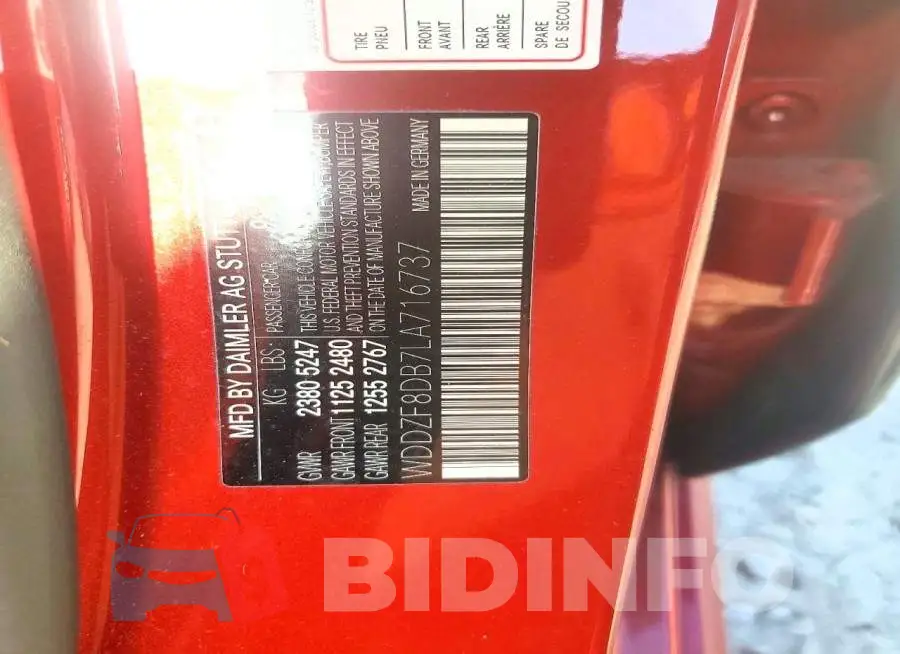 WDDZF8DB7LA716737 Photo# 13