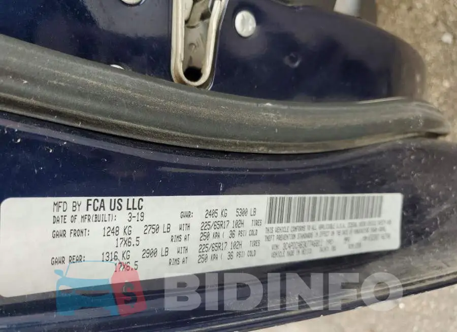 3C4PDCAB3KT746811 Photo# 13