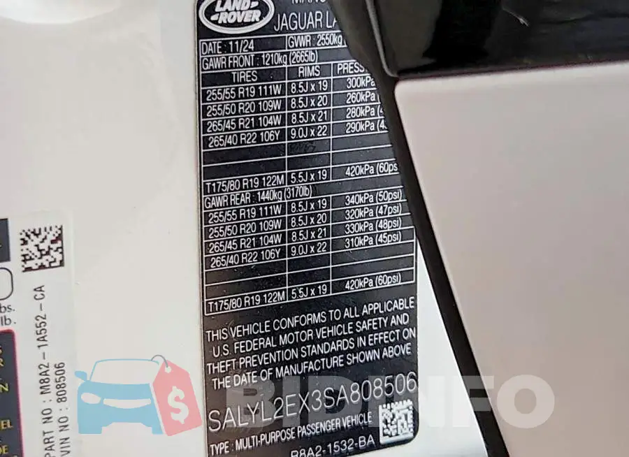 SALYL2EX3SA808506 Photo# 14