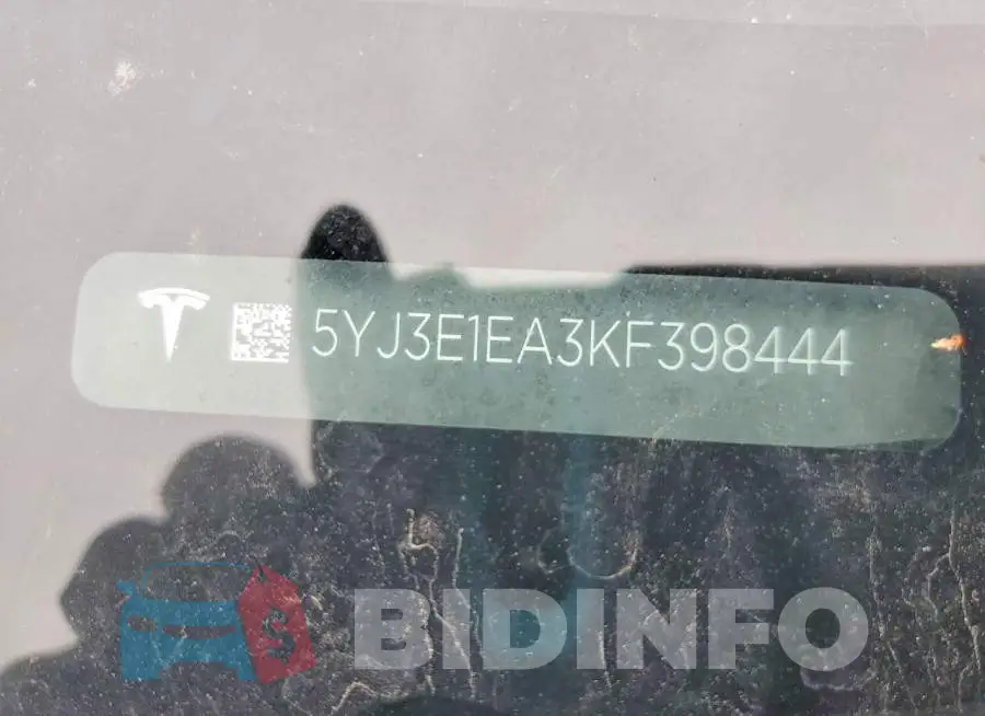 5YJ3E1EA3KF398444 Photo# 12