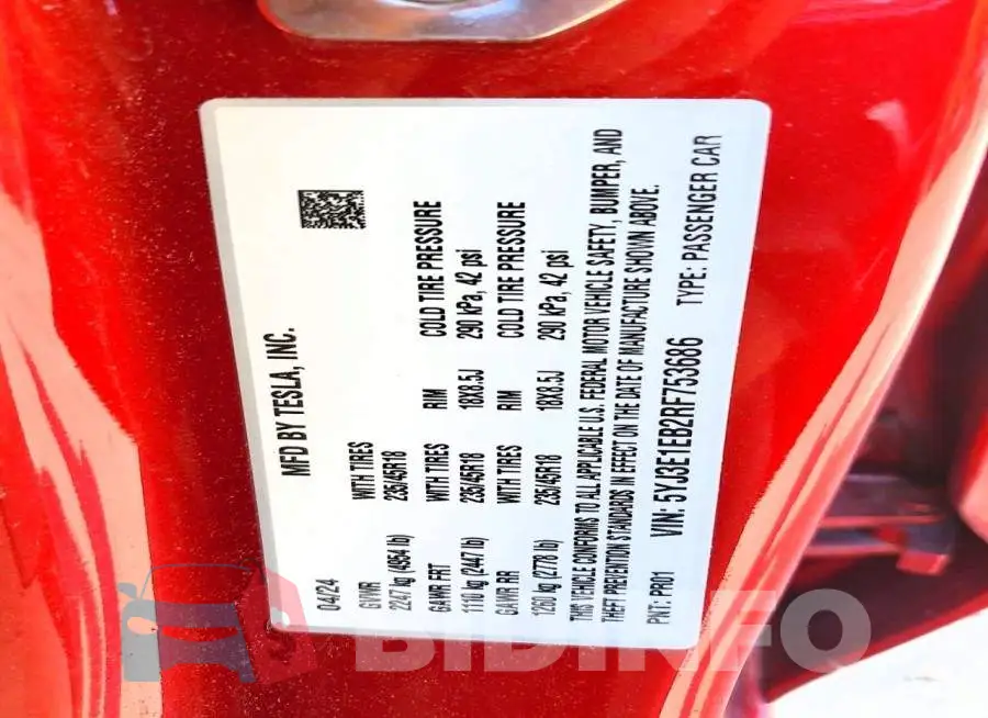 5YJ3E1EB2RF753686 Photo# 13