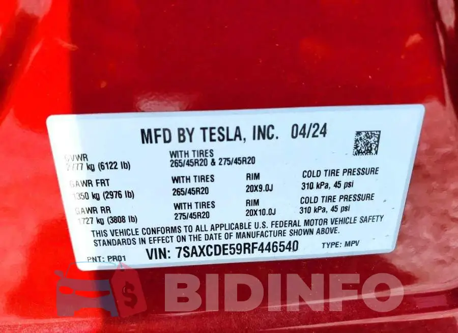 7SAXCDE59RF446540 Photo# 13