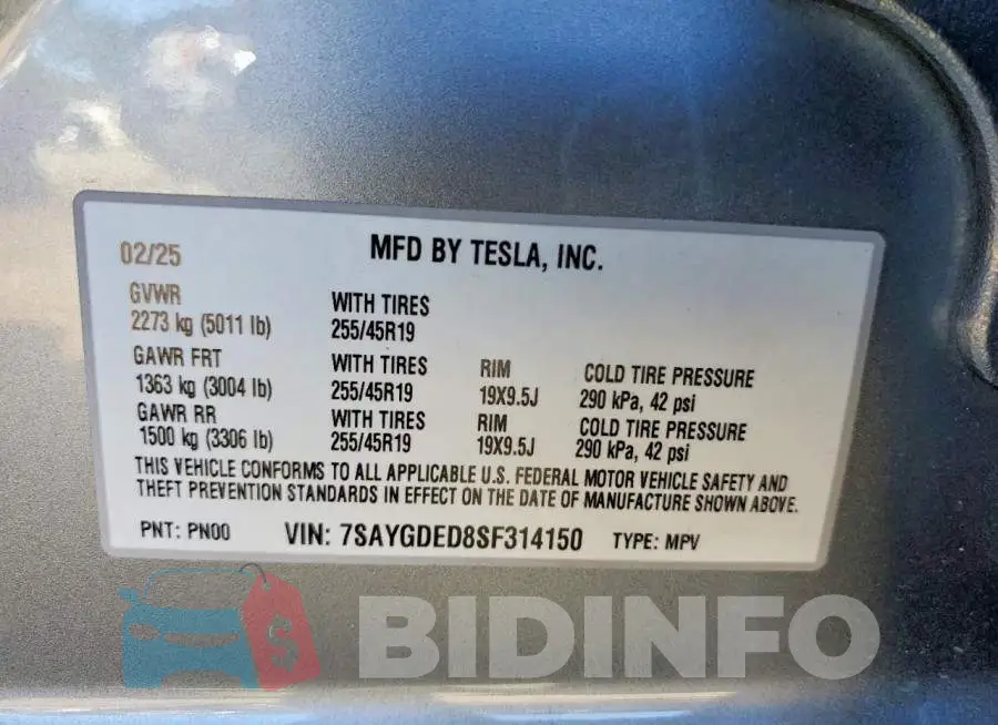 7SAYGDED8SF314150 Photo# 12