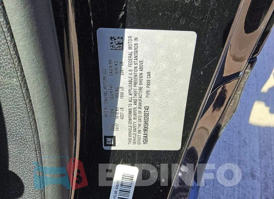 1G6AA1RX5H0202743 Photo# 12