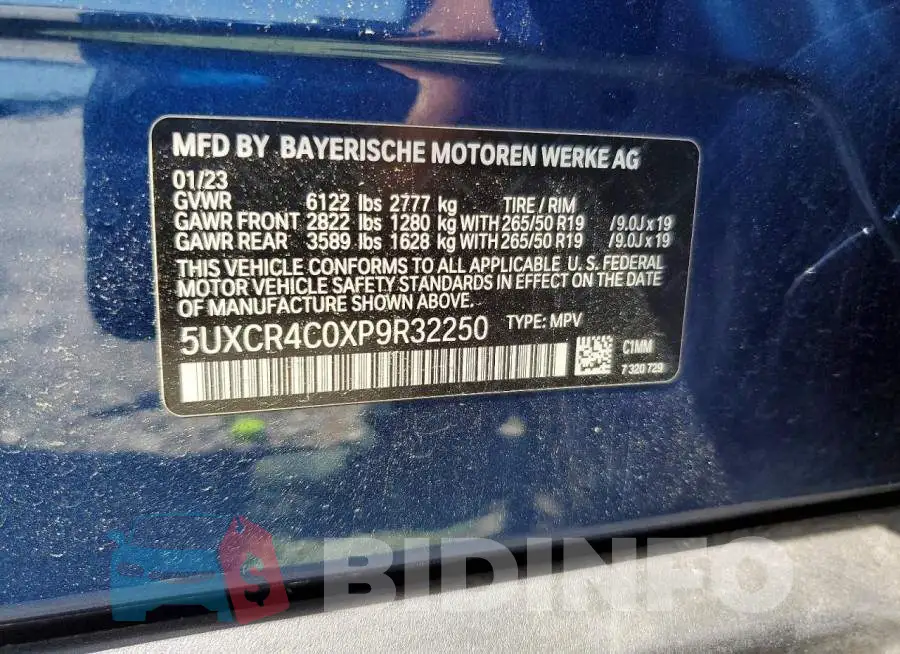 5UXCR4C0XP9R32250 Photo# 12
