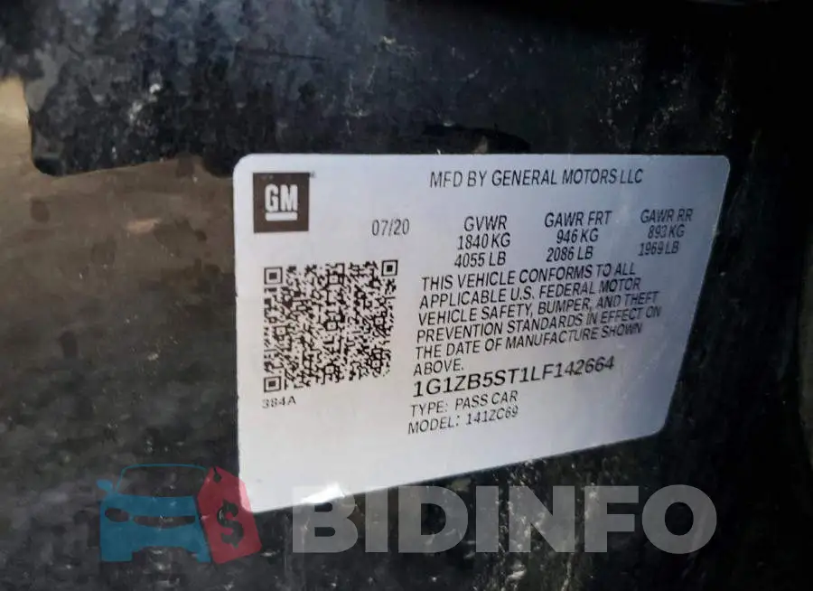 1G1ZB5ST1LF142664 Photo# 12