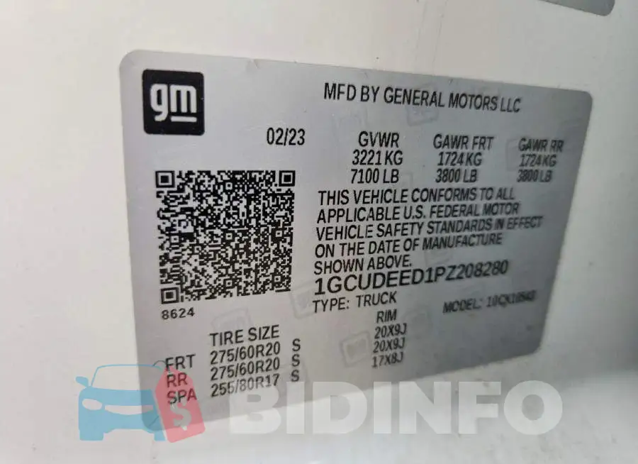 1GCUDEED1PZ208280 Photo# 12