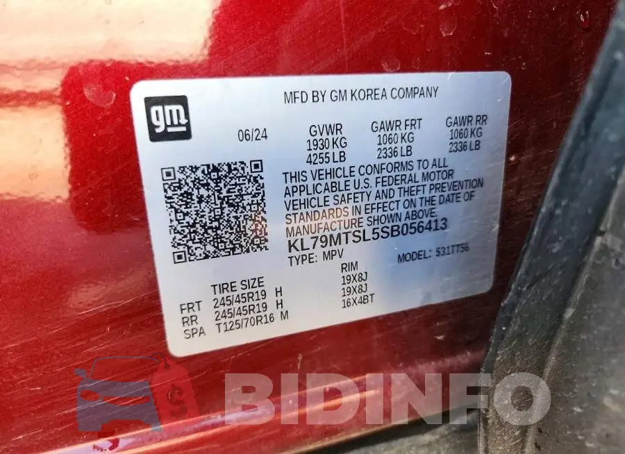 KL79MTSL5SB056413 Photo# 14