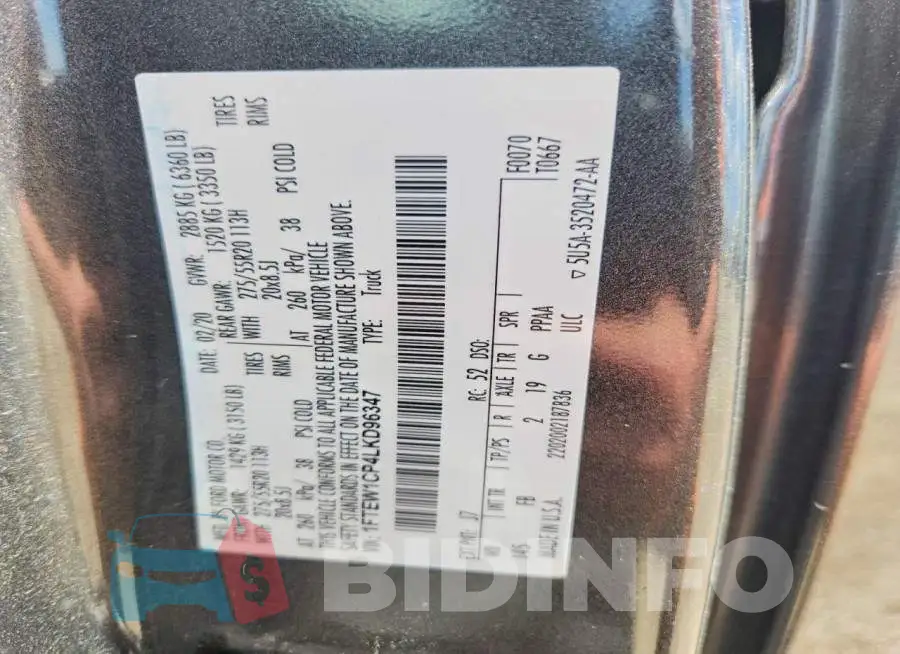 1FTEW1CP4LKD96347 Photo# 12