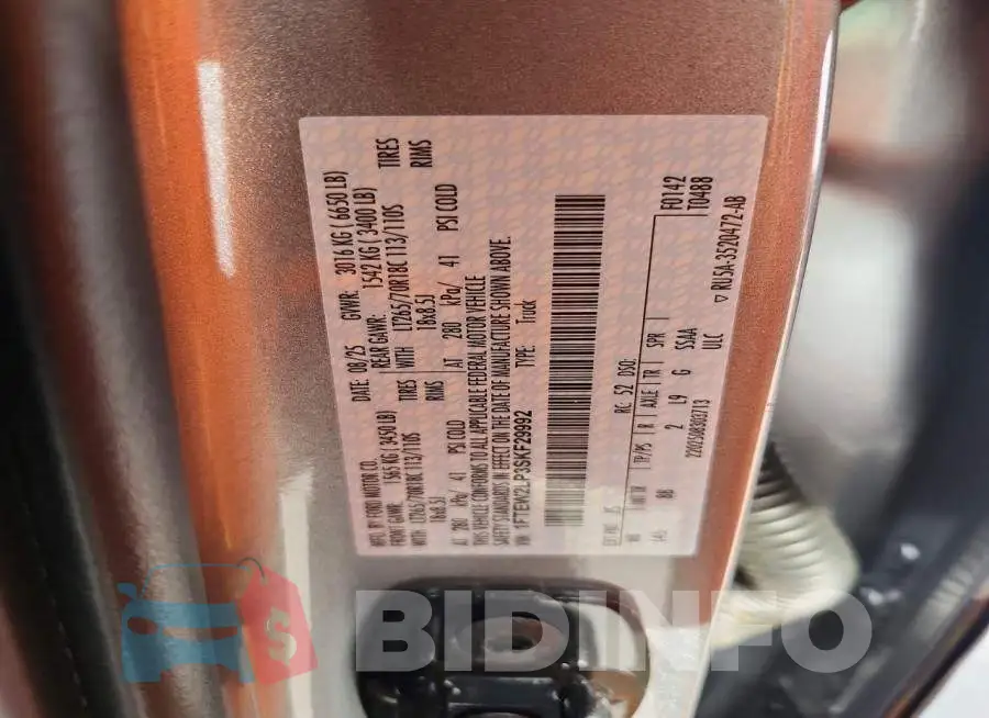 1FTEW2LP3SKF29992 Photo# 12