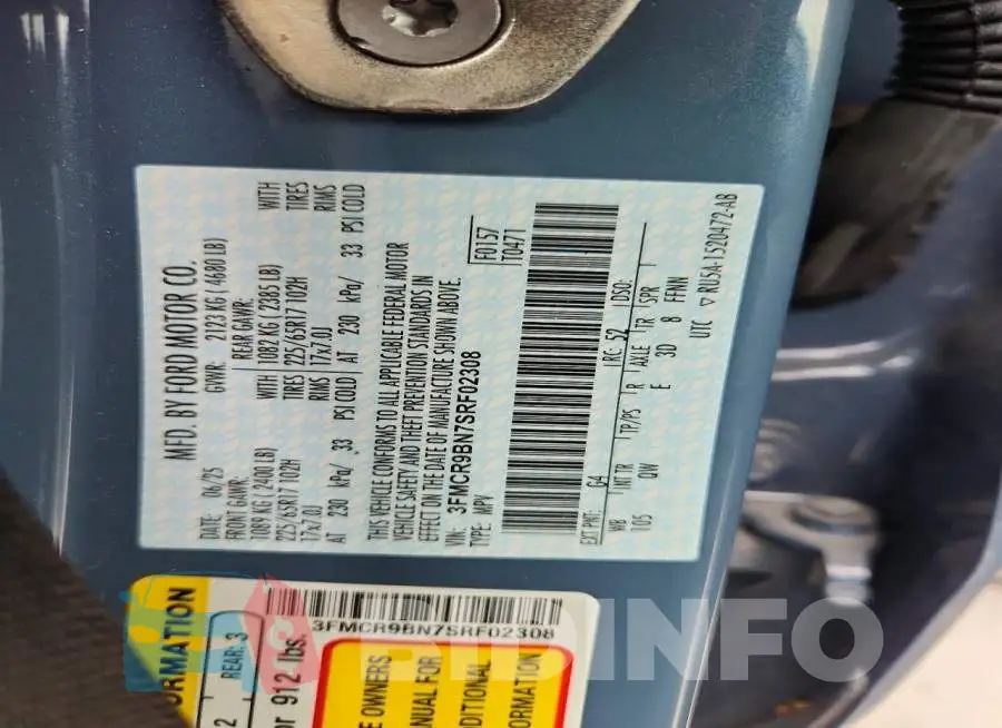 3FMCR9BN7SRF02308 Photo# 14