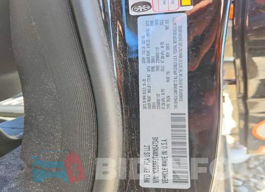 1C6SRFJT4MN547346 Photo# 13